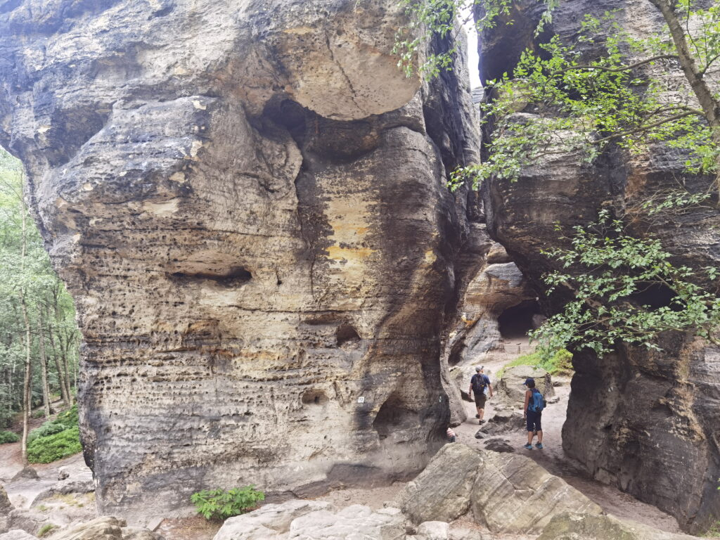 Tyssaer Wände Böhmische Schweiz - zwei Felsenlabyrinthe erschließen das sehenswerte Naturwunder