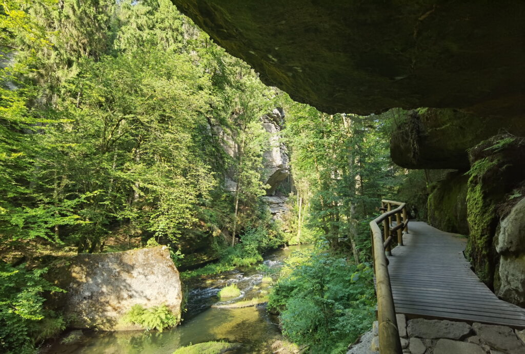 Kamnitzklamm Böhmische Schweiz - mit den Teilstrecken Edmundsklamm und Wilde Klamm